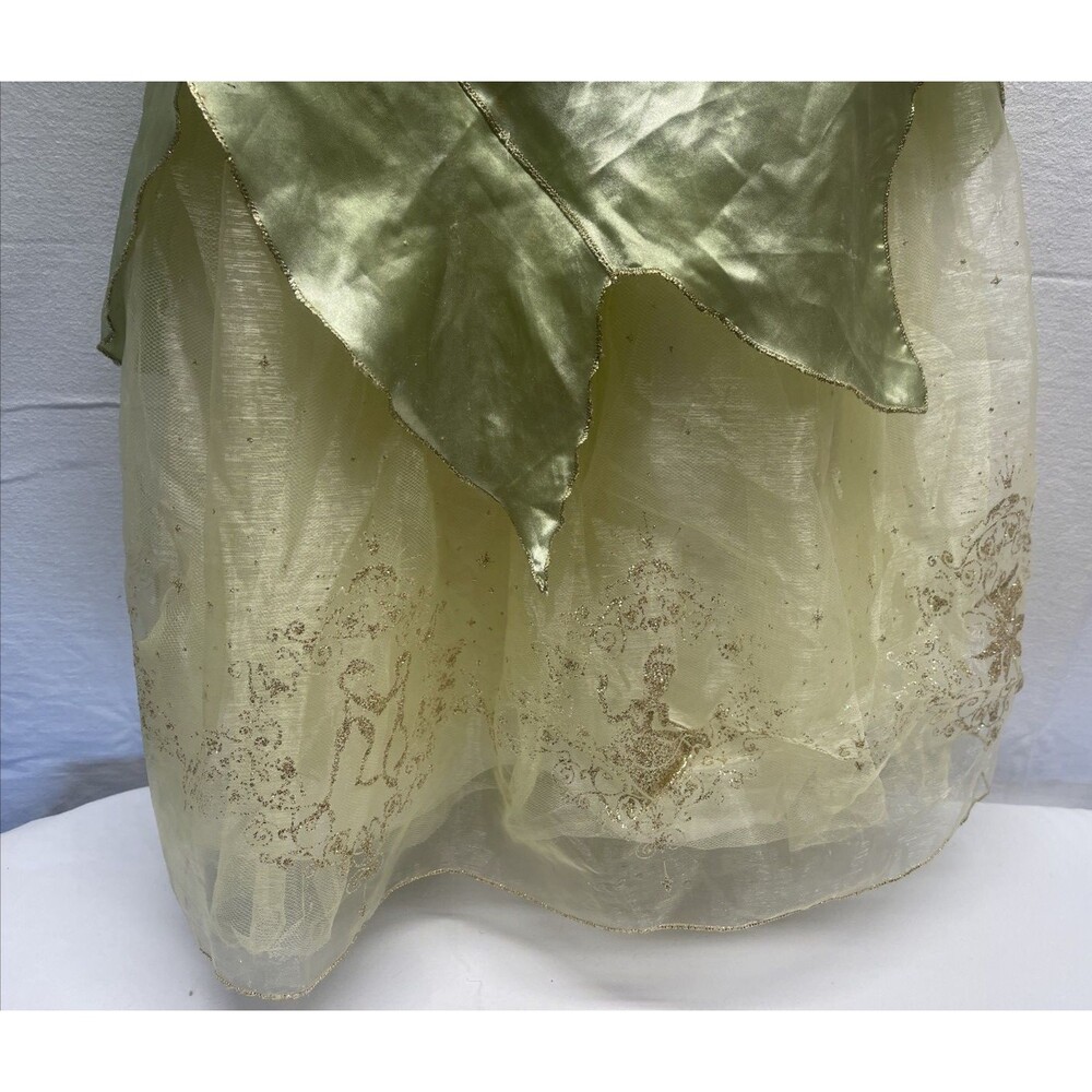 Disney Store Princess Tiana Halloween Costume Dress Girl Small 5-6 Costumes EUC - Picture 6 of 14